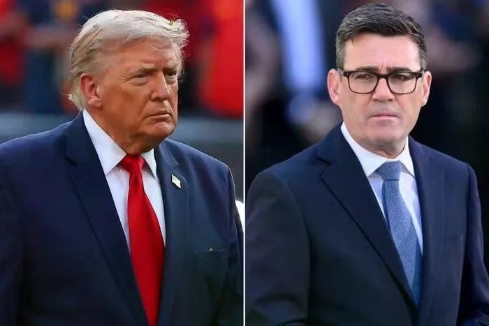 Tổng thống Mỹ Donald Trump và Thủ tướng Anh Andy Burnham. (Ảnh: People)