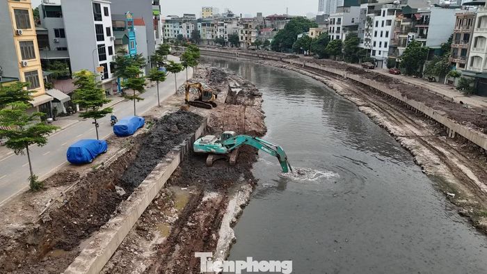 Sau khi hoàn thành, dự án sẽ giúp tăng cường khả năng trữ nước, thoát nước và dẫn nước lưu vực sông Tô Lịch, sông Nhuệ về trạm bơm Yên Sở