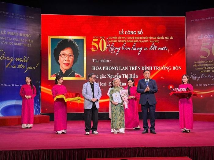 Tác phẩm "Hoa lan trên đỉnh Truông Bồn" được vinh danh "50 tác phẩm nghệ thuật Việt Nam tiêu biểu tiêu biểu, xuất sắc sau ngày đất nước thống nhất (1975- 2025)".