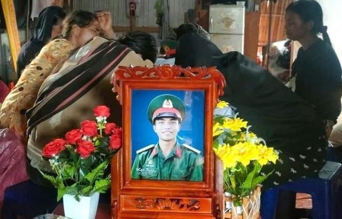 Quân nhân Kpă Thiệp đã hy sinh tính mạng để cứu người. Ảnh: CTV