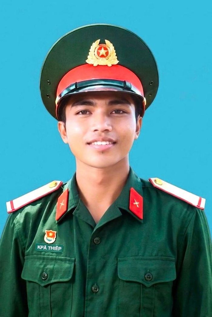 Quân nhân Kpă Thiệp. Ảnh: CTV