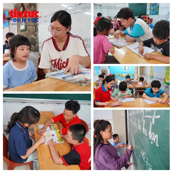 Mỗi buổi học đều được các tình nguyện viên chuẩn bị bài giảng và tổ chức phù hợp với từng nhóm học sinh.