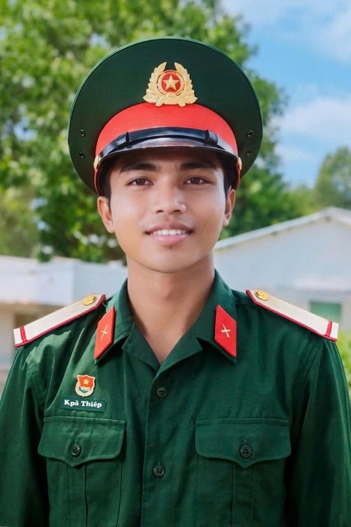 Quân nhân Kpă Thiệp thuộc Trung đội VB, Ban Tham mưu, Trung đoàn 28, Quân đoàn 34. Ảnh: baochinhphu.vn