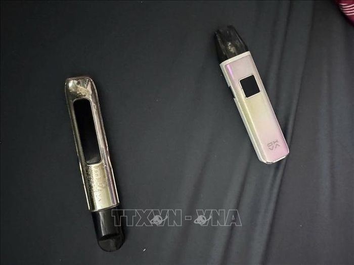 Hàng ngàn đầu pod chill bị thu giữ phản ánh mức độ xâm nhập đáng báo động của loại ma túy này. Ảnh: TTXVN phát