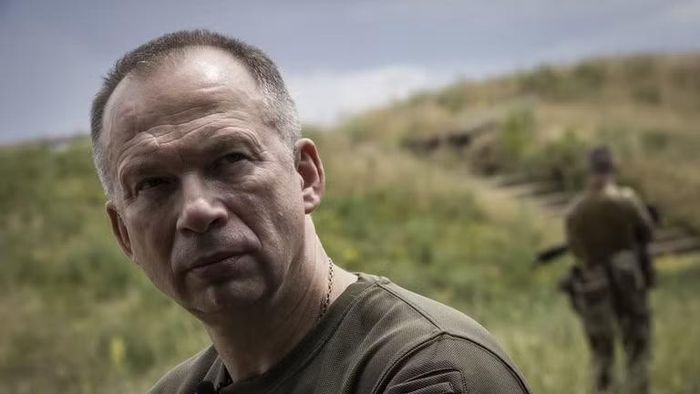 Ông Aleksandr Syrsky, chỉ huy Lực lượng Mặt đất của Quân đội Ukraine, trong một cuộc tập trận quân sự ở Ukraine vào ngày 21/6/2023. Ảnh: Getty.