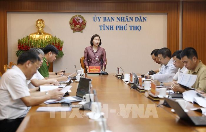 Quang cảnh buổi làm việc. Ảnh: Tạ Toàn – TTXVN