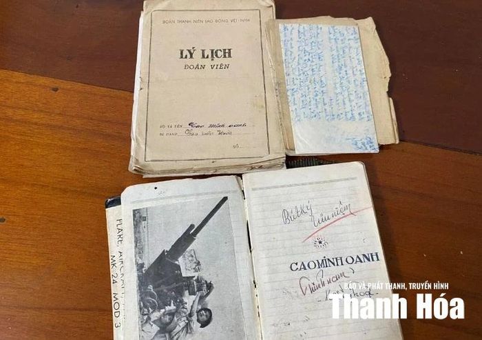 Di vật của liệt sĩ Cao Minh Oanh.