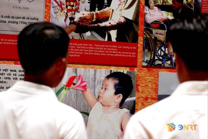 Đại biểu tham quan khu trưng bày. Ảnh: TRỌNG HUY