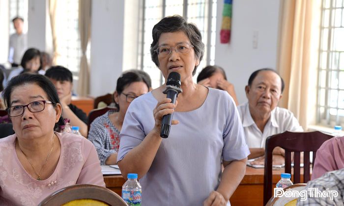 Hội nghị nhận được nhiều ý kiến, kiến nghị xoay quanh các vấn đề thiết thực, gắn liền với đời sống của Nhân dân.