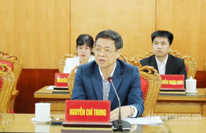 Ông Nguyễn Chí Trung, Chủ tịch HĐQT Tập đoàn Gia Định phát biểu tại buổi làm việc