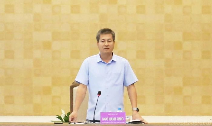 Đồng chí Ngô Hạnh Phúc - Ủy viên Ban Thường vụ Tỉnh ủy, Phó Chủ tịch Thường trực UBND tỉnh, Trưởng Ban Chỉ đạo 389 phát biểu kết luận hội nghị.