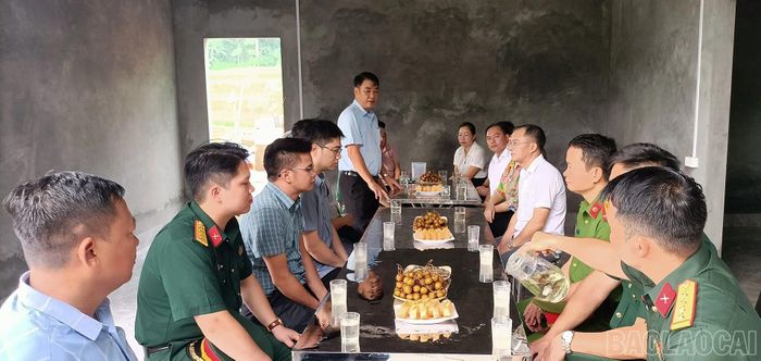 Đại biểu phát biểu tại chương trình hỗ trợ kinh phí.