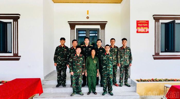  Ngôi nhà mới của cựu chiến binh Phạm Thị Vin. 