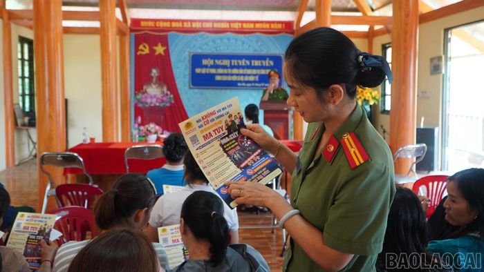 Tuyên truyền phòng, chống ma túy.