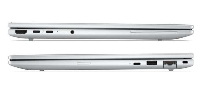 The EliteBook 8 G2a 14 with its optional RJ45 Ethernet connection.