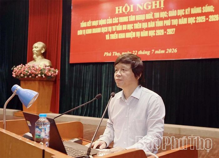 Phó Giám đốc Sở Giáo dục và Đào tạo Đỗ Thanh quán triệt một số nhiệm vụ trọng tâm năm học 2026-2027.