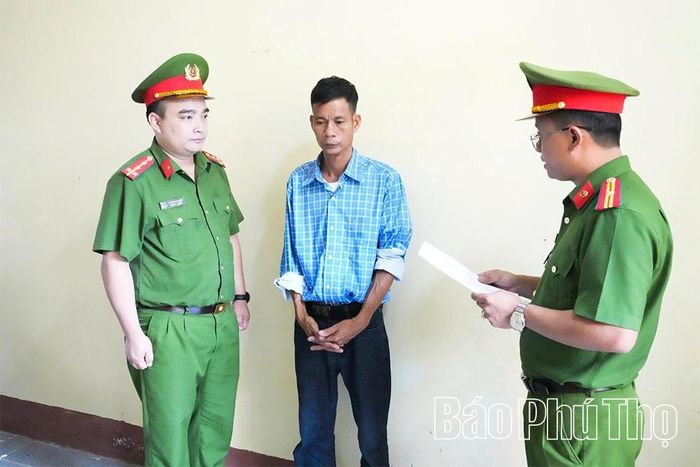 Cơ quan Cảnh sát điều tra Công an tỉnh Phú Thọ khởi tố vụ án, khởi tố bị can đối với Bùi Văn Trường.