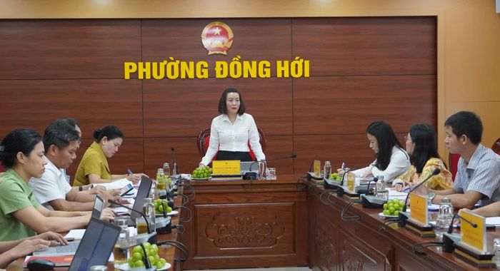 Đồng chí Nguyễn Minh Tâm, Phó trưởng đoàn chuyên trách Đoàn đại biểu Quốc hội tỉnh kết luận tại buổi làm việc - Ảnh: H.Tr