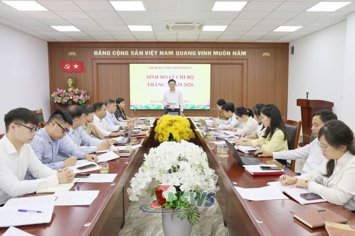 Chi bộ Ban Nội chính Tỉnh ủy tổ chức sinh hoạt định kỳ.