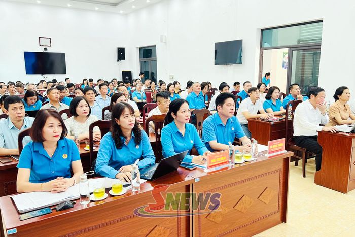 Các đại biểu tham dự Hội nghị Ban Chấp hành Liên đoàn Lao động tỉnh lần thứ 3, khóa XVI, nhiệm kỳ 2025-2030.