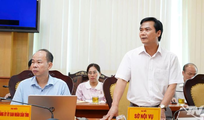 Các đại biểu phát biểu tại Hội nghị.