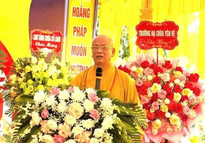 Hòa thượng Thích Quảng Hà ban đạo từ