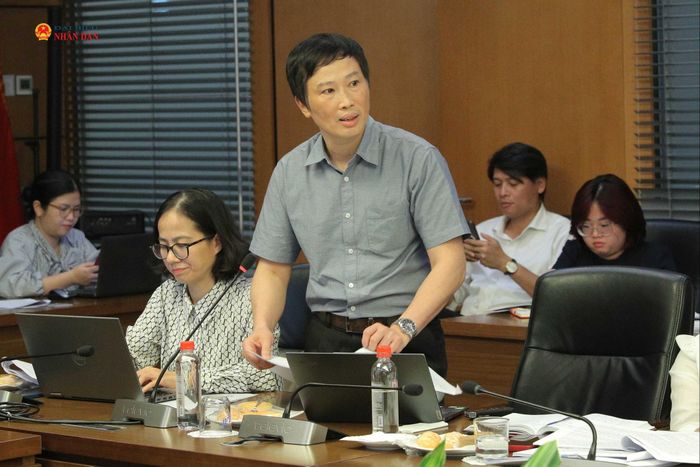 Trưởng phòng chính sách Hiệp hội bất động sản Việt Nam Đoàn Văn Minh phát biểu