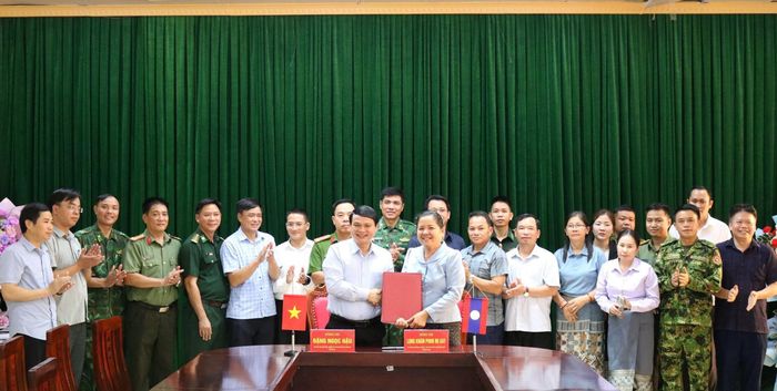 Hai bên đã ký biên bản khảo sát song phương. Ảnh CTTĐT Sơn La