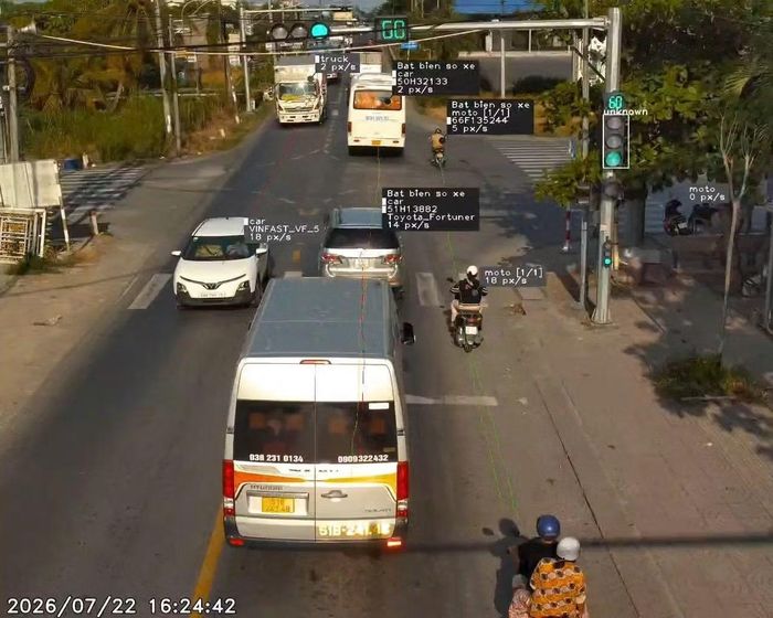 Hệ thống camera giúp nhận diện rõ các hành vi vi phạm TTATGT, từ đó phục vụ tuyên truyền có trọng tâm, trọng điểm, nâng cao hiệu quả phòng ngừa từ sớm, từ xa.