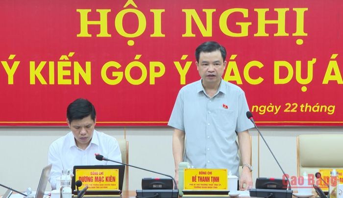 Phó Bí thư Thường trực Tỉnh ủy, Trưởng Đoàn ĐBQH tỉnh Bế Thanh Tịnh kết luận hội nghị.