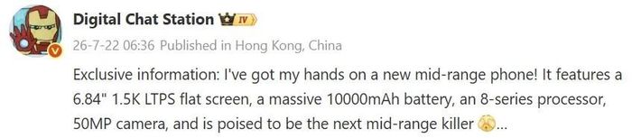 Thông tin rò rỉ về mẫu điện thoại bí ẩn của Huawei. Ảnh: gizmochina