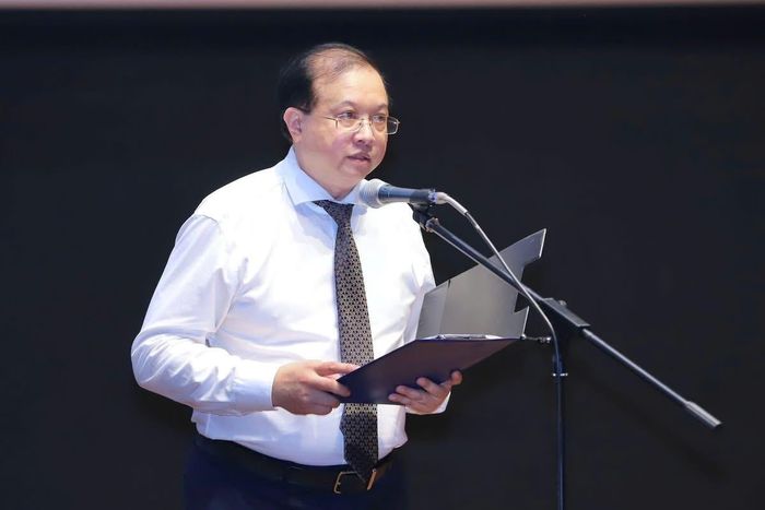Thứ trưởng Bộ Văn hóa, Thể thao và Du lịch Tạ Quang Đông phát biểu khai mạc. Ảnh: Việt Hùng