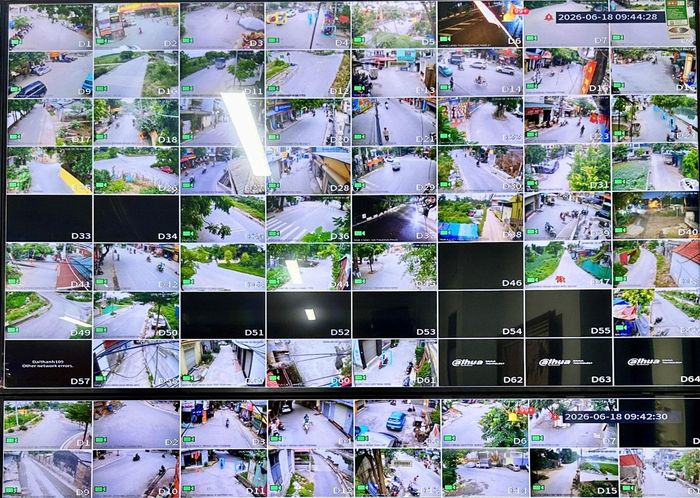Trung tâm Điều hành thông minh (IOC DaiThanh) tích hợp hệ thống gần 200 Camera AI. Ảnh: Hoàng Quyết