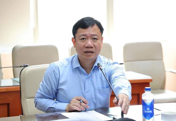 Cục trưởng Cục Dân số Lê Thanh Dũng phát biểu.