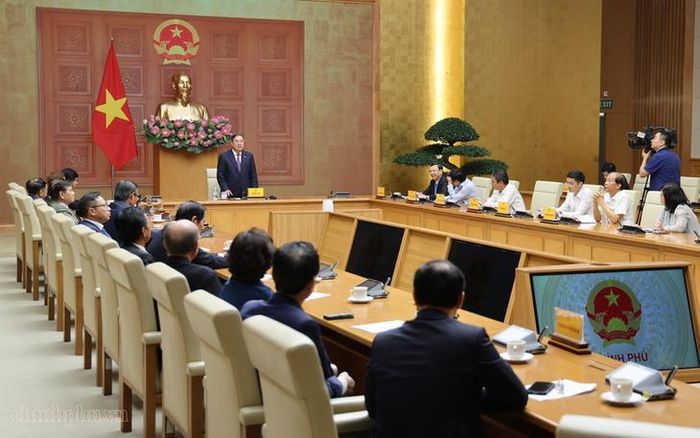 Ủy viên Bộ Chính trị, Phó Thủ tướng Thường trực Phạm Gia Túc gặp mặt Hội Quy hoạch Phát triển Đô thị Việt Nam. Ảnh: VGP/Phương Nguyên
