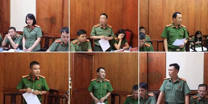 Đại diện các đơn vị trao đổi, thảo luận về yêu cầu đào tạo gắn với thực tiễn và vị trí việc làm.