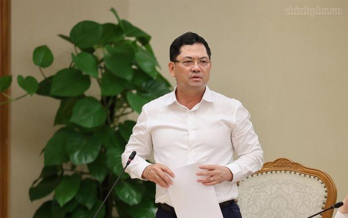 Bí thư Tỉnh ủy Bắc Ninh Nguyễn Hồng Thái phát biểu tại cuộc làm việc - Ảnh: VGP/Phương Nguyên