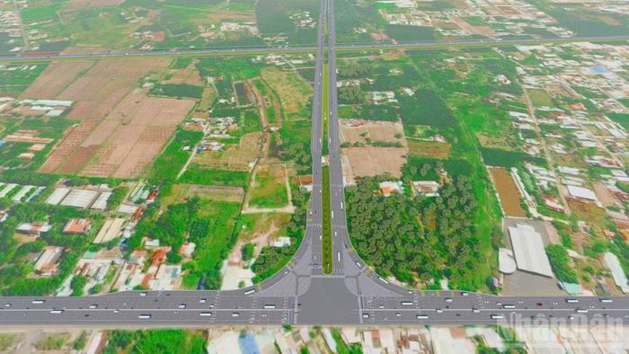 Phối cảnh đường ĐT 770B.