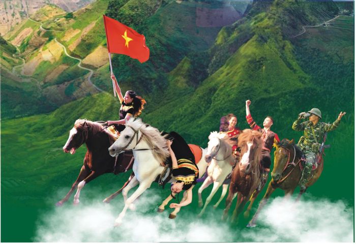  Hình ảnh giới thiệu chương trình nghệ thuật tổng hợp "Vó ngựa biên cương" 