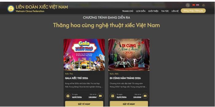 Sẽ có một danh mục chương trình để người xem tự chọn lựa 