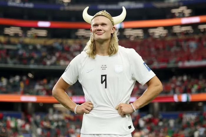 Tiền đạo Erling Haaland có thêm 32,1 triệu người theo dõi, mức tăng tuyệt đối cao nhất giải. Ảnh: Getty Images.