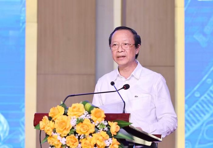 Thứ trưởng Thường trực Phạm Ngọc Thưởng phát biểu khai mạc hội nghị.