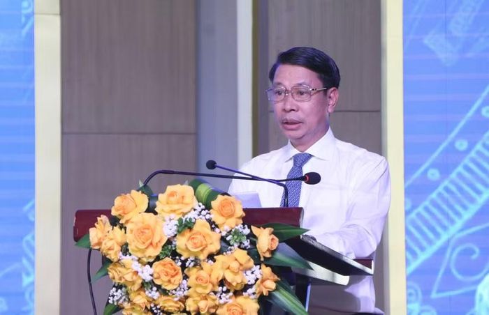 Phó Chủ tịch UBND tỉnh Phú Thọ Nguyễn Khắc Hiếu phát biểu chào mừng tại hội nghị.