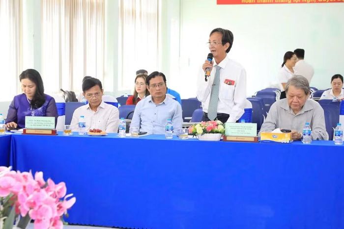 Ông Lâm Văn Quản - Chủ tịch Hội Giáo dục Nghề nghiệp TPHCM.
