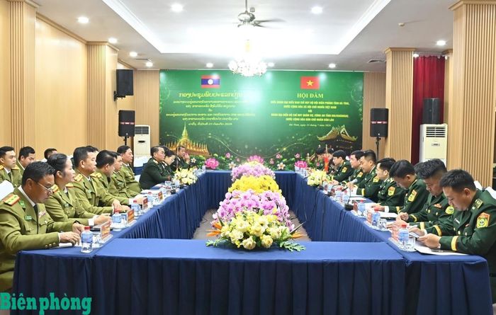 Toàn cảnh buổi hội đàm. Ảnh: Thanh Giang