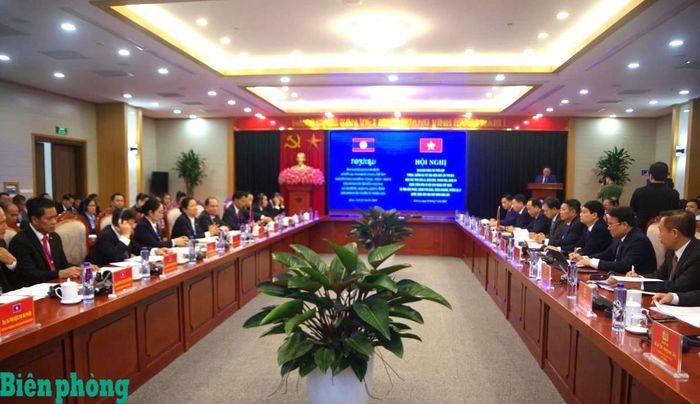 Quang cảnh Hội nghị giao ban công tác phòng, chống ma túy qua biên giới lần thứ XXII năm 2026 tại tỉnh Sơn La. Ảnh: Quàng Hùng