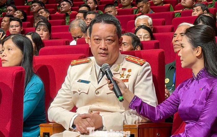 Đại tá Nguyễn Đức Cường - Phó Giám đốc Công an tỉnh Nghệ An. Ảnh: Như Ý.