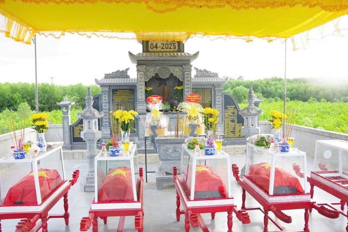 Hiện, bảy hài cốt đã được đưa về quàn tại Đền thờ Liệt sĩ Trung đoàn 88.