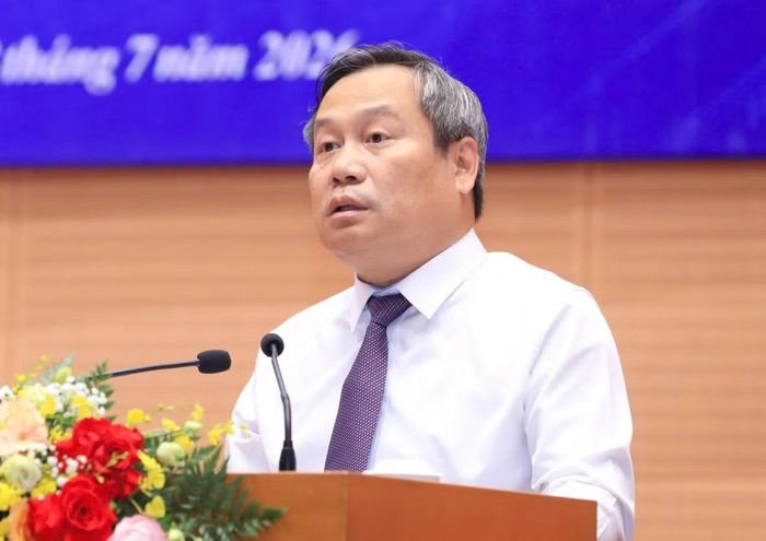 Ông Vũ Đại Thắng - Chủ tịch UBND TP. Hà Nội - phát biểu tại hội nghị.