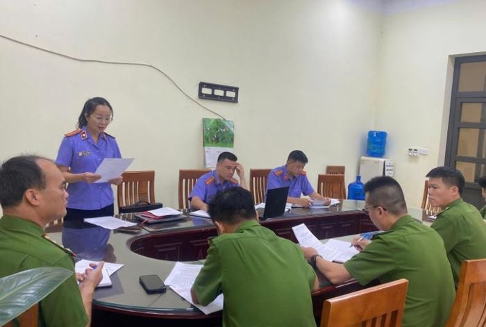 Đoàn kiểm sát VKSND khu vực 5 công bố Quyết định, Kế hoạch trực tiếp kiểm sát tại Phân trại tạm giam Lộc Bình.